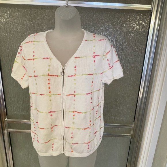 Christopher & Banks short sleeves knit top, size S - Picture 2 of 5